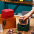 Weewooday 5 100 5 Pcs Leather Deck Card Boxes Large Size Deck Game Holder Storage Box Fit Plus Sleeved Cards Compatible
