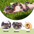 2Pcs SIENON Realistic Fake Snakes Toys Figures, Soft Rubber Lifelike Garden Poisonous Scare Birds and Squirrels, Viper