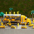 JOYIN 25 in 1 Construction Truck Vehicle Toy Set - Play Vehicles with Sounds and Lights in Carrier Truck