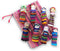 Thorness Set of 8 Guatemalan Handmade Worry Dolls with Colourful Storage Bag, Anxiety Dolls for Girls and Boys