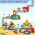 Set, 3 4 5 6 7 Magnetic Tiles Road Car Toddler Magnetic Building Blocks Toys for Year Old Boys Girls, Kids Montessori