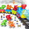 Train Set for Toddlers w/Steam, Music & Lights - Electric Train Toys
