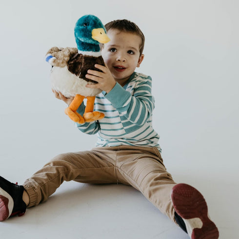 12 inches The Petting Zoo Duck Stuffed Animal Plushie, Gifts for Kids, Wild Onez Wildlife Animals, Duck Plush Toy