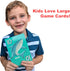 Giant Go Fish Card Game for Kids and Families – Play Go Fish and Old Maid – Large 5x7in Cards – Adorable Animal Art – a Fun Gift idea for Boy/Girl – a Family Game for Ages 4+