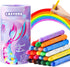 DreamyCandy DreamCandy Twist Crayons for Toddlers,24 Colors Non Toxic Washable Crayons for Kids,Art