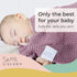 Knit Baby Blanket in Cable Pattern, Organic Cotton Blankets for Crib or Stroller, Receiving Blankets - Lilac Purple