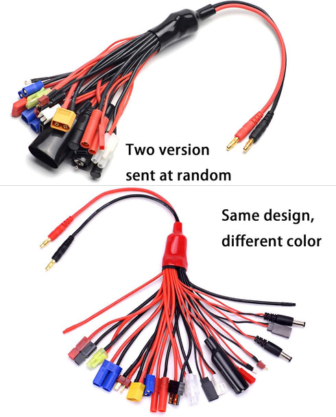Readytosky 19 in 1 Lipo Battery Charger Adapter, Convert Cable for RC Car Drone