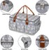 Moteph Extra Large Diaper Caddy, Craft, Toy Organizer with Zip-Top Cover with Waterproof Wet/Dry Bag - Perfect for Baby