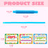 30 Packs JOYIN Valentines Day Pop Tubes Fidget Toys for Kids, Stretchy Tube Stress Relief Fidget Toy for Kids