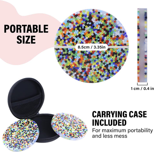 1 Pack 1 Count (1 Count Picky Pad - Fidget Toy for Skin Picking with Carrying Case - Trichotillomania Relief Portable