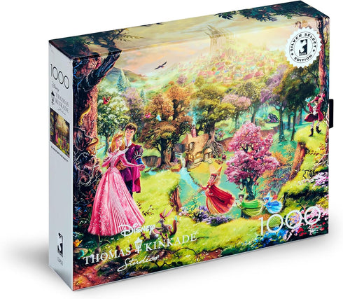 Ceaco Silver Select TK Disney Sleeping Beauty 1000 Piece Jigsaw Puzzle for Adults, Perfect for Game Nights