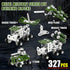 Building Toys for Boys Age 8-12, Erector Sets 4 Mini Army Vehicles Model, DIY Educational Birthday Gifts for Kids