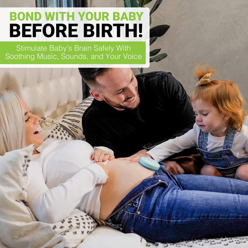 Wireless Womb Music Bluetooth Belly Speaker: Essential Pregnancy Must Haves, Perfect Gifts for Pregnant Moms, Belly