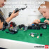Creative QT MakerBase Green, 4 Pack, 10”x10” Peel-and-Stick Toy Building Blocks Baseplates