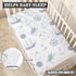 Winpema 28"x52" Yachts Seagoing Vessel Fitted Crib Sheet Nautical Style Baby Crib Sheet Fit Standard Crib and Toddler