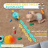 Pbooo Crawling Crab Baby Toy - Interactive Walking Dancing Crab Toy (Infrared Sensing) for 3-12 Months, Toddler Learning
