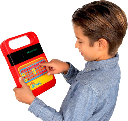 Speak & Spell Electronic Game - 80s Retro Handheld Arcade, Educational Learning Toy, Spelling Games for Ages 7+