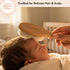 Set 5-Pack Set Baby Hair Brush & Comb for Newborns - Gentle Goat-Hair & Bamboo Bristle Hairbrushes with Easy Grip