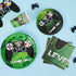 WERNNSAI Video Game Party Tableware Set - Gaming Supplies for Boys Birthday, Serves 16 Guests, 64 PCS