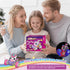 HudinFunC 360 Lights,4WD 3 4 5 6 Unicorn Remote Control Car for Girls, Rechargeable Rotating Stunt RC Car with LED