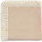 insular Cotton Muslin Baby Blanket with Tassel, Boho Muslin Swaddle Blanket, 47" x 40”, Khaki