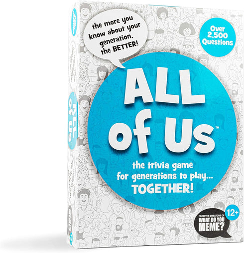 WHAT DO YOU MEME? All of Us - Family Trivia Game for All Generations, Card Games for Kids and Adults