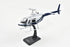 NewRay 206 1/34 Bell Helicopter Dark Blue and White Police Sky Pilot Series Diecast Model by New Ray
