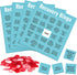 Simgoing Recovery Bingo Game with 24 Cards and 600 Cross Chips Questions Recovery
