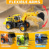3 4 5 6 7 8 Bulldozer Beestech Construction Truck Toys for Years Old Boys, Truck Vehicles Sand Sandbox Beach Toys
