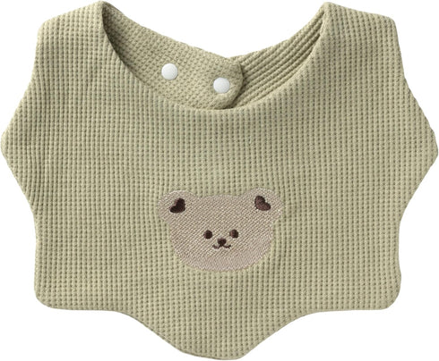 Set 5 Baby Bibs Cotton of Adjustable Scalloped Drool Bibs for Boys & Girls, Soft & Washable, Newborn to Toddler Feeding