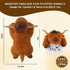 26" 5 Lbs GILFWM Weighted Stuffed Animals Highland Cow, Heatable and Coolable Weighted Plush with Microwavable Heating