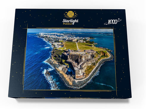 MyPuzzle Premium 1000 Piece Jigsaw Puzzle, Aerial View of Castillo San Felipe Del Morro, Puerto Rico