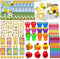 Cinrobiye 72Pcs Bee Coloring Book with Crayons Bulk,Honey Party Favors Goodie Bags