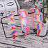 XIMA Glitter Heart Girls Headbands, Rainbow Star Hair Accessories, Pack of 8