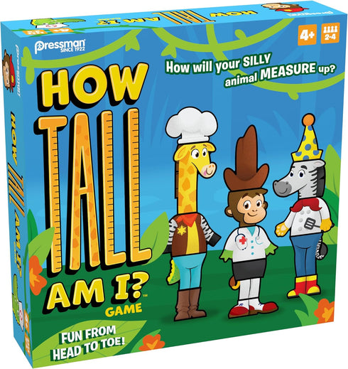 How Tall Am I? - Preschool Measuring Game - Mix and Match to Create Your Animal, Tallest Wins!
