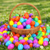 104 Count 2.3 Inch Taboom Bulk Easter Plastic Eggs Empty Colored & Gold Fillable Egg with Strong Snap-Tight Seal