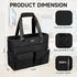 Jaffzora Nurse Tote Bag for Work with Padded Laptop Sleeve, Large Clinical Bag for Nursing Students, Nursing Essentials