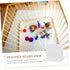 SAFIGLE 4pcs Adhesive Furniture Anchors, Anti Tip Playpen Stabilizer Support Feet for Child Safety Dog Gate