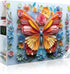 R RUCKERCO 1000 Piece Puzzle for Adults Butterfly Noctilucous Jigsaw Puzzles - Challenging 3D