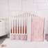 Set, 3 Sets, La Premura Boho Rainbow Baby Nursery Crib Bedding Piece Standard Size Crib Bedding Brown & Natural