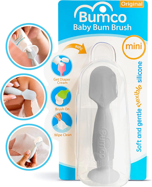 Bumco Mini Diaper Cream Spatula with Case, BPA-Free, Soft & Flexible Baby Must Haves