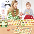 2-4, 6 Pack 1-3 3-5 Wooden Peg Puzzles for Toddlers Educational Peg Puzzles Montessori Toys, Learning Puzzles for Kids
