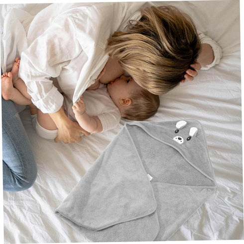 Soft Hooded Towel for Boys and Girls - Absorbent Bath Cape