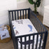NoJo Seas The Day Fitted Crib Sheet - Multi Sea Animals Blue and White, 100% Cotton Photo Op