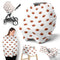 Sweet Jojo Designs Brown White Football Boy Infant Baby Car Seat Cover