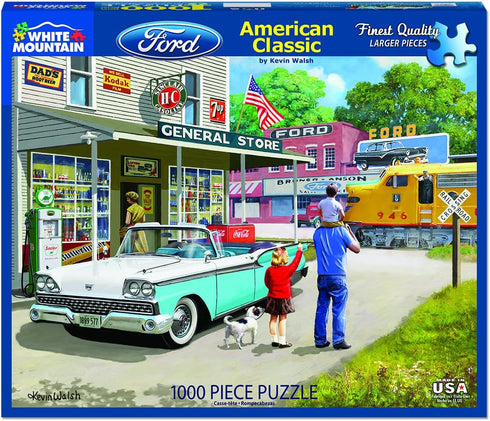 White Mountain Puzzles American Classics - 1000 Piece Jigsaw Puzzle