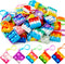 JOYIN Square Pop Fidget Keychain 30 Pack Pop Fidget Toys Bulk Party