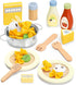 Pillowhale Pasta Food Toys, Wooden Play Kitchen Food , Play Food with