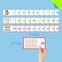 1-30 60 Number Puzzle Games, Double-Sided Self-Correcting Math Game, Early Learning Educational Toy for Beginner