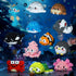 HJPLPXH Kids,12 Set, 8-16+ Small Toy Gift,Party Favors for Boxes Marine Animals Micro Mini Building Blocks Birthday